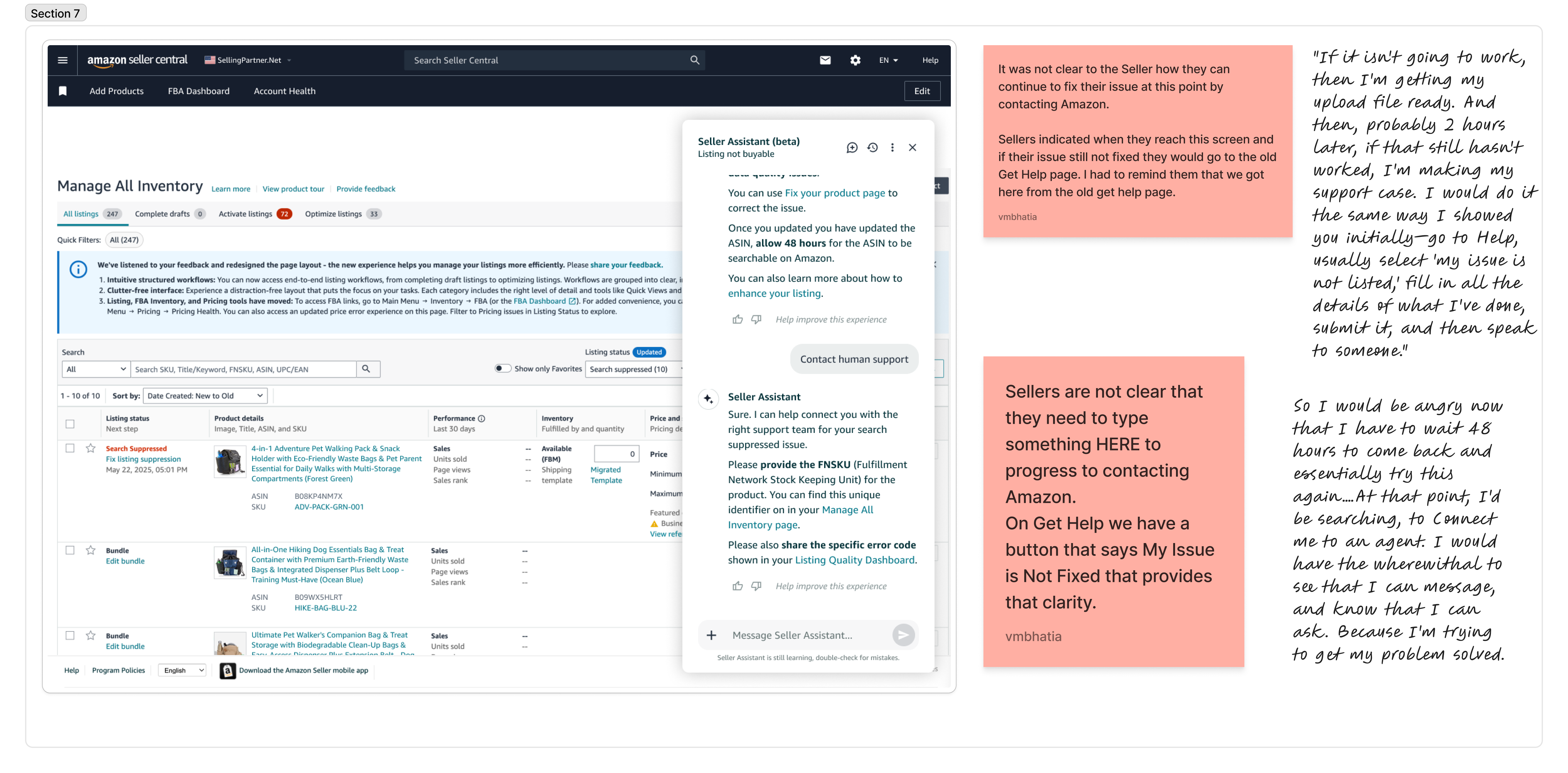 Usability testing results 2