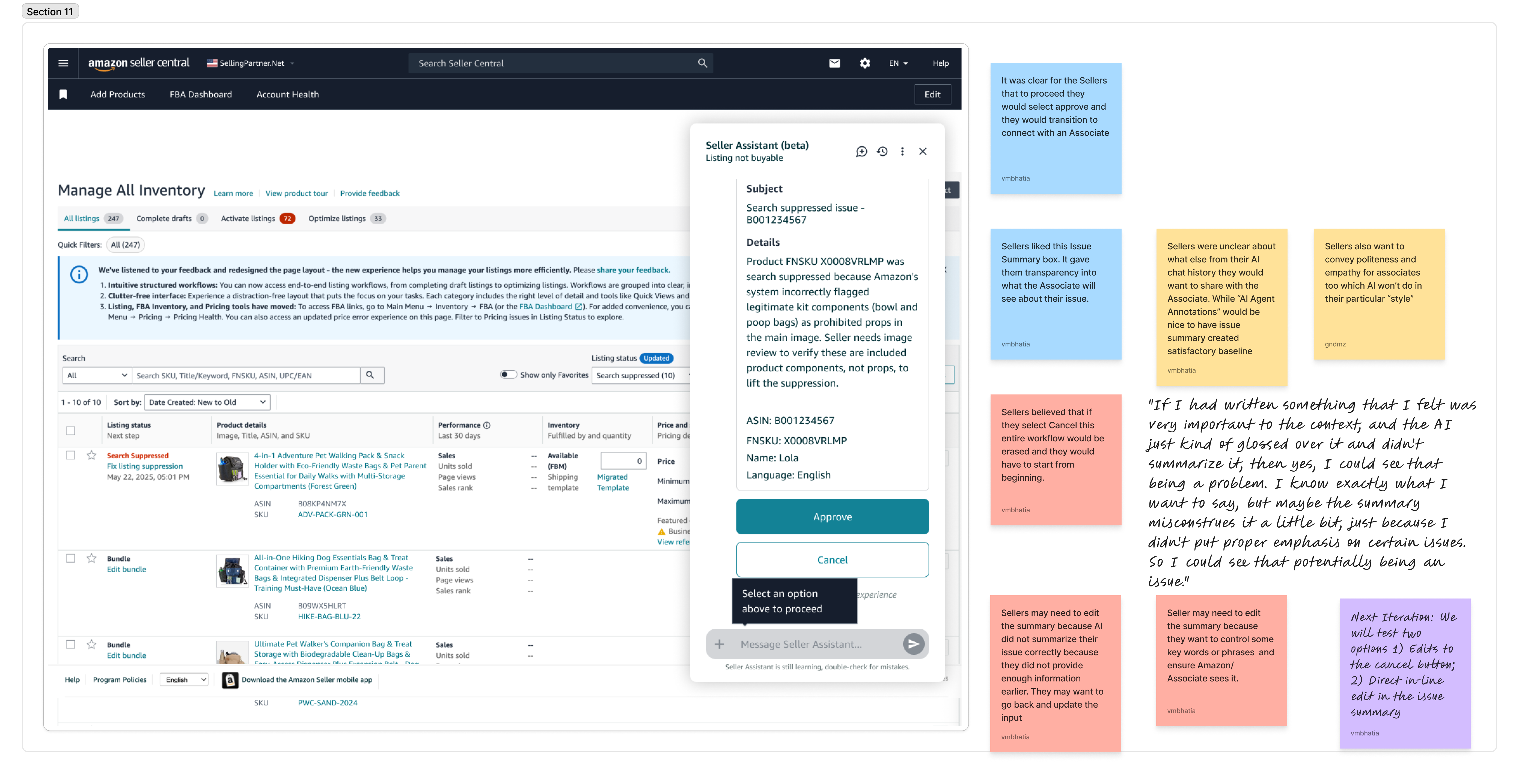 Usability testing results 3