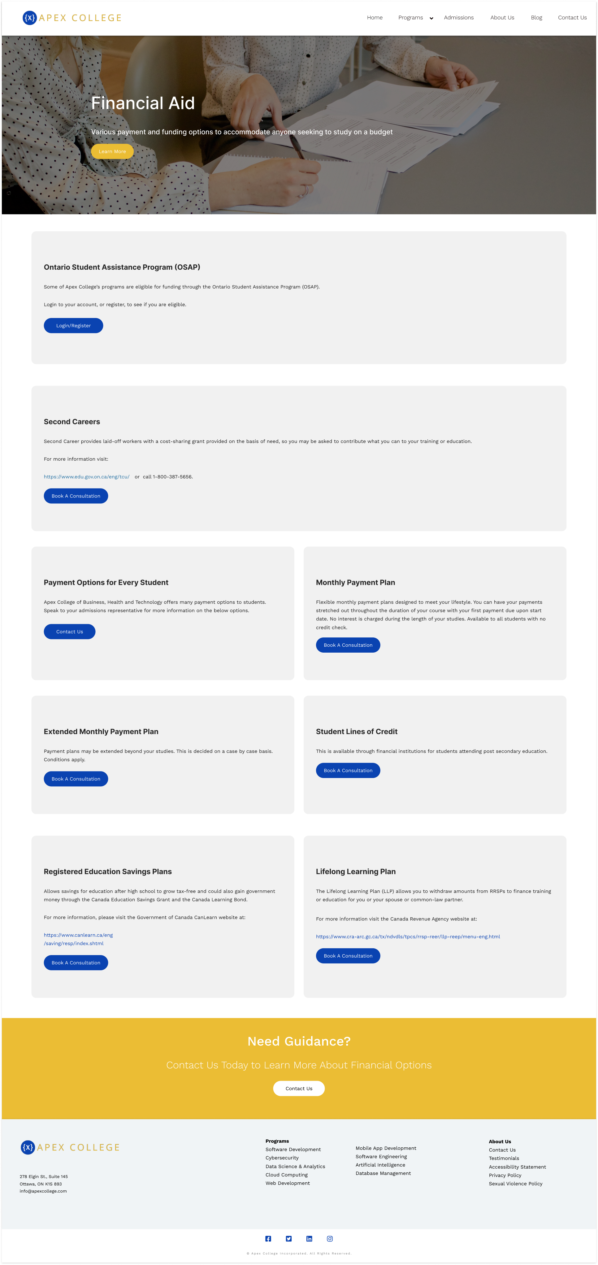 Redesigned homepage mockup