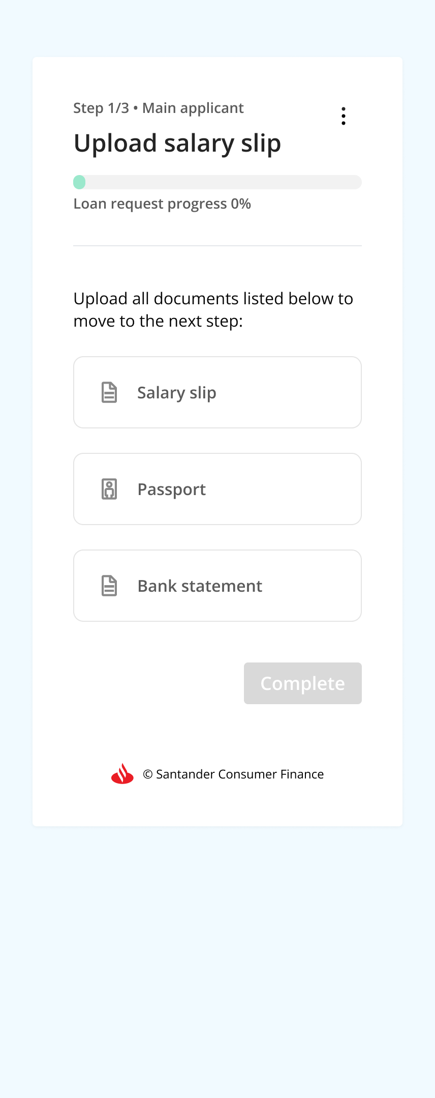 Redesigned portal screen