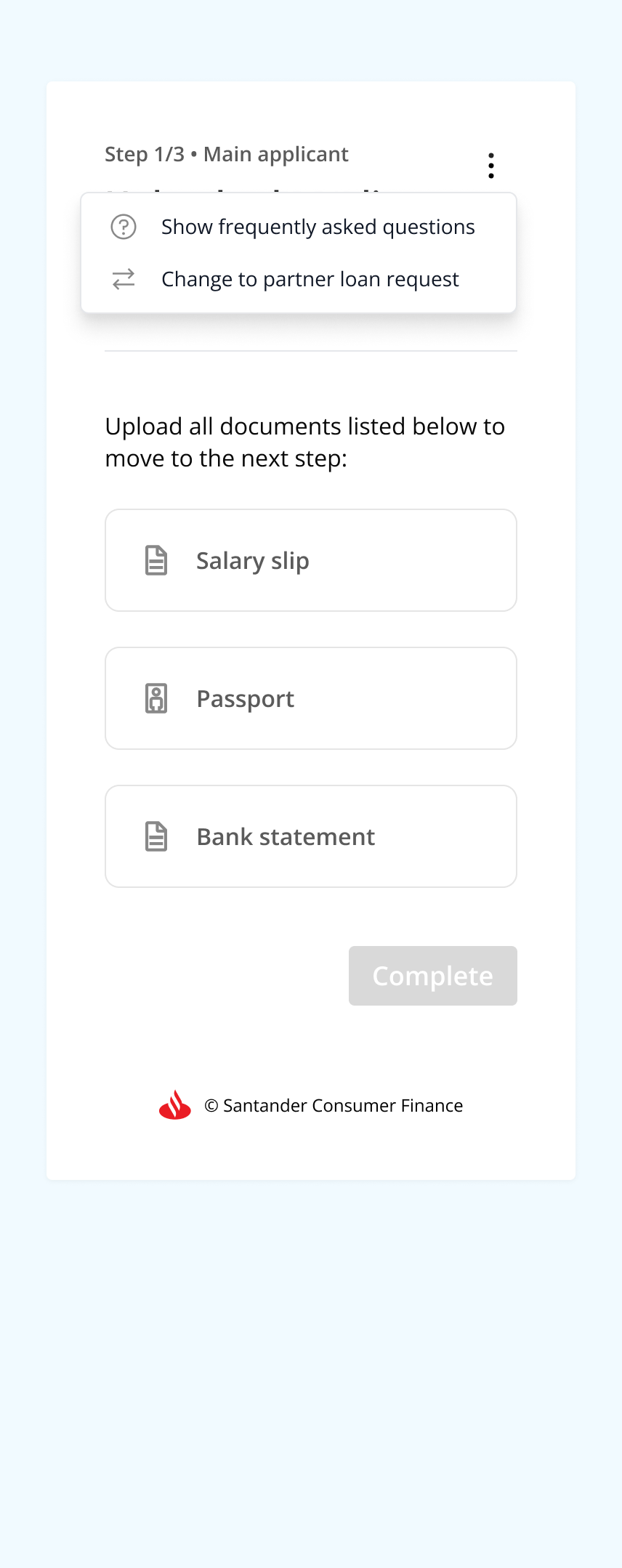 Redesigned portal screen